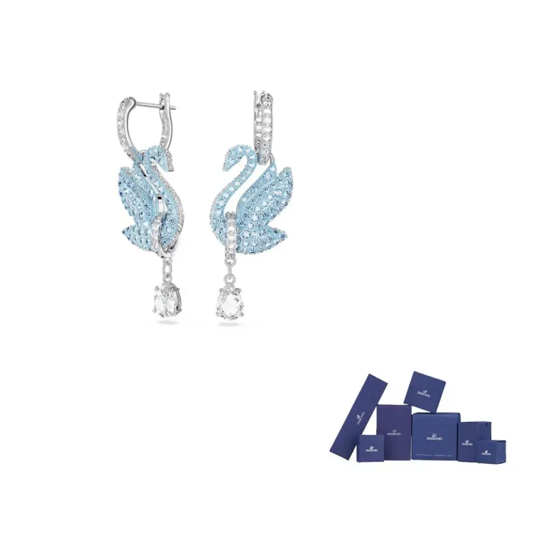 Swarovski Серьги Iconic Swan Rhodium plated Unisex Blue
Swarovski Серьги Iconic Swan Rhodium plated Unisex Blue