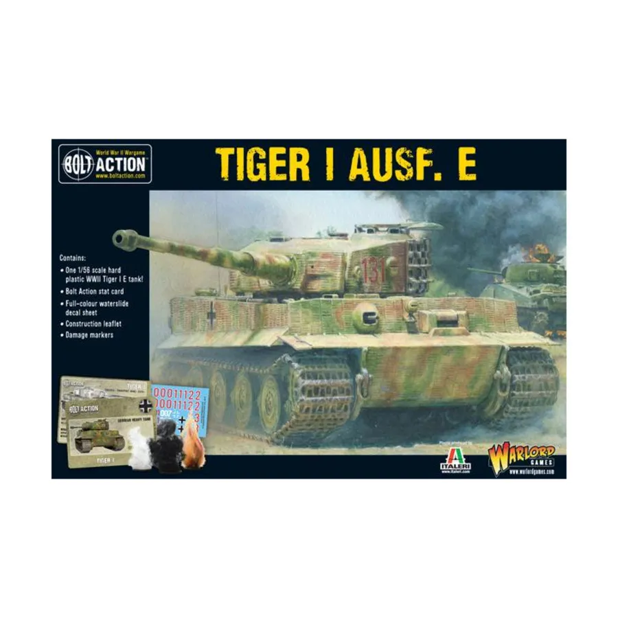 Тигр I Ausf. Е (2-е издание), Bolt Action - German (28mm)
Тигр I Ausf. Е (2-е издание), Bolt Action - German (28mm)