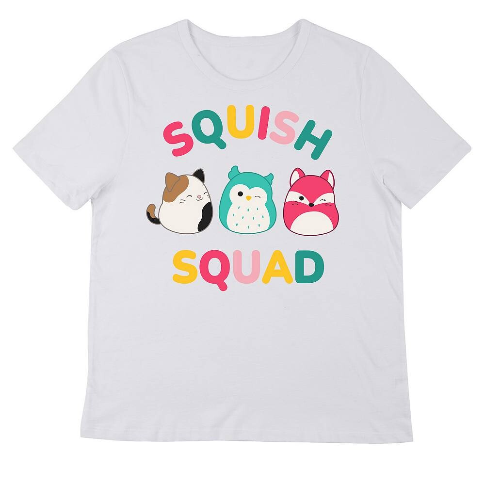 Детская футболка с короткими рукавами и рисунком Squishmallows Squad Licensed Character, белый
Детская футболка с короткими рукавами и рисунком Squishmallows Squad Licensed Character, белый