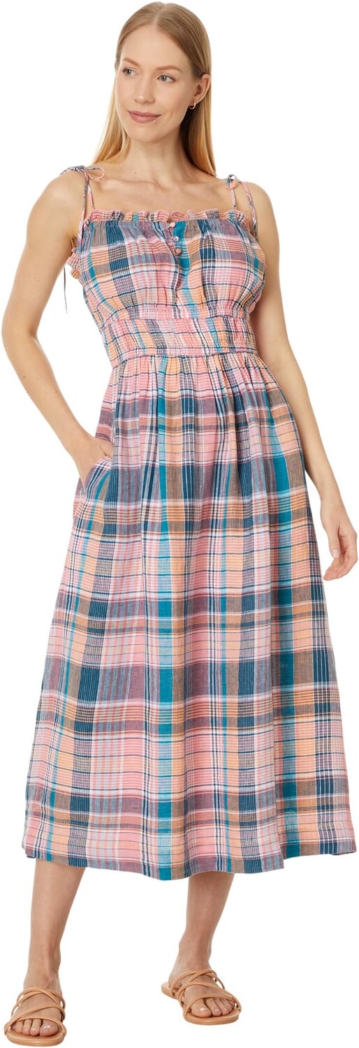 Платье Vineyard Vines Strappy Linen Midi, цвет Punch Plaid- Mallard Blue
Платье Vineyard Vines Strappy Linen Midi, цвет Punch Plaid- Mallard Blue
