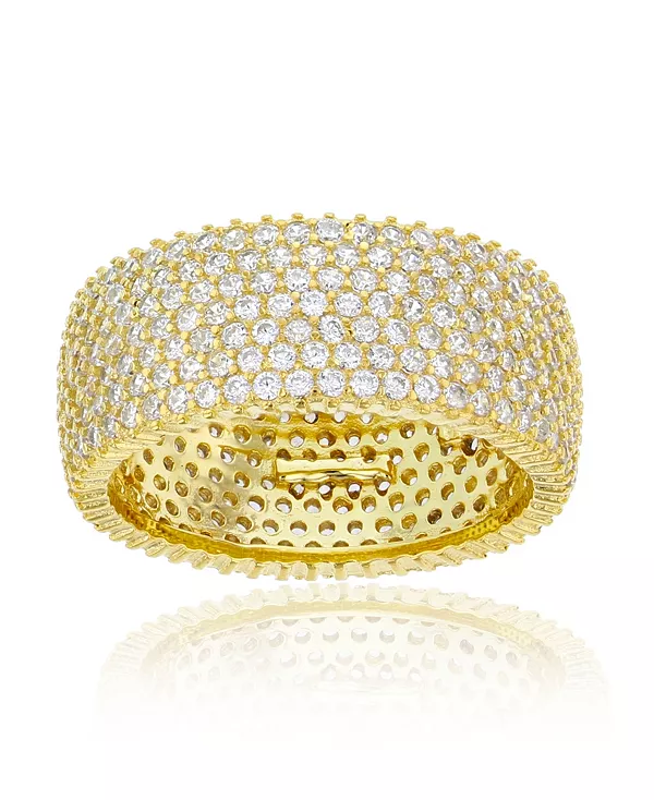 Многорядное кольцо с белыми кубическими циркониями и микропаве из стерлингового серебра 14 карат розового, 14 карат желтого, черного или родированного цвета Macy'S, yellow
Многорядное кольцо с белыми кубическими циркониями и микропаве из стерлингового серебра 14 карат розового, 14 карат желтого, черного или родированного цвета Macy'S, yellow