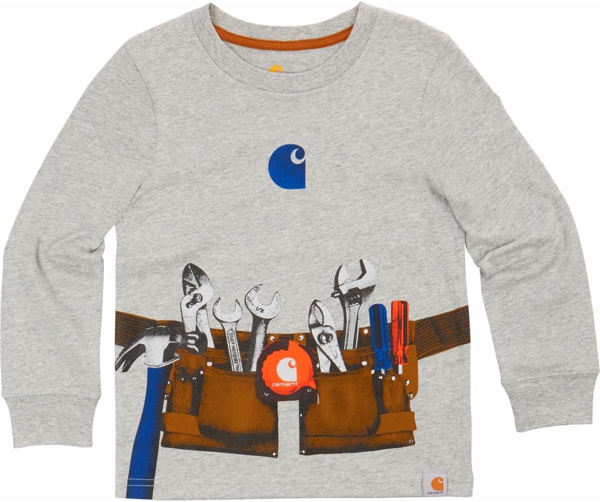 Футболка Carhartt для мальчиков с длинным рукавом и принтом экрана,, Toolbelt (Grey Heather), Серый, Футболка Carhartt для мальчиков с длинным рукавом и принтом экрана,, Toolbelt (Grey Heather)
Футболка Carhartt для мальчиков с длинным рукавом и принтом экрана,, Toolbelt (Grey Heather), Серый, Футболка Carhartt для мальчиков с длинным рукавом и принтом экрана,, Toolbelt (Grey Heather)