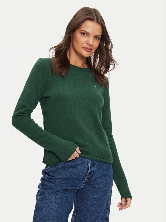 Свитер обычного кроя Tommy Hilfiger, зеленый 
Свитер обычного кроя Tommy Hilfiger, зеленый