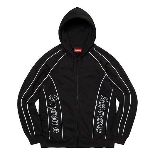 Толстовка track paneled zip up hooded sweatshirt 'black white' Supreme, черный
Толстовка track paneled zip up hooded sweatshirt 'black white' Supreme, черный
