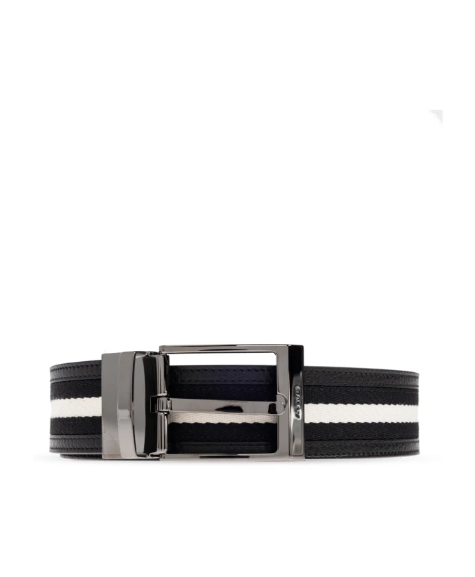 Ремень отделан тканью Bally, черный
Ремень отделан тканью Bally, черный