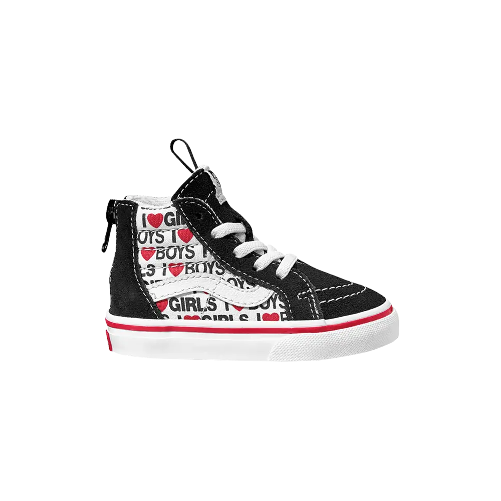 Кроссовки Sk8-Hi Zip Toddler Vans, черный
Кроссовки Sk8-Hi Zip Toddler Vans, черный