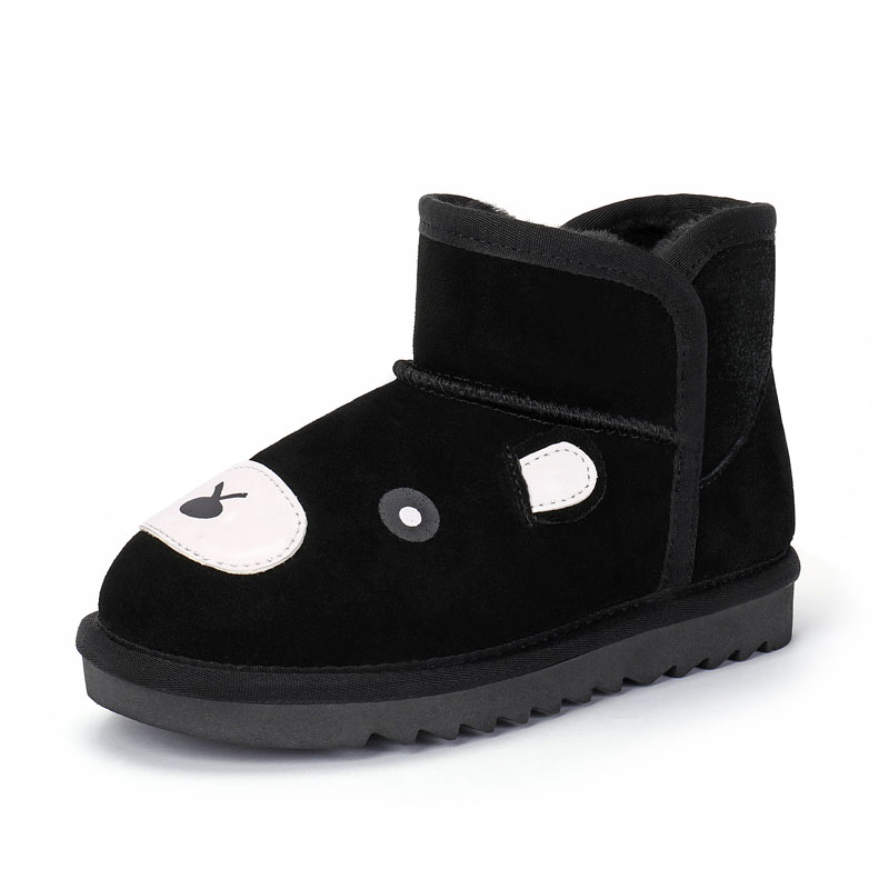 Теплые противоскользящие детские ботинки с низким голенищем HDJ, черный
Теплые противоскользящие детские ботинки с низким голенищем HDJ, черный