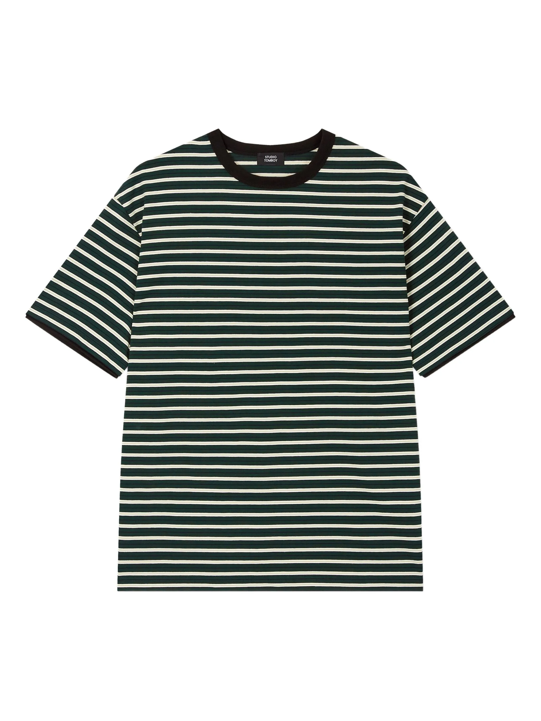 Футболка в полоску Tomboy, зеленый
Футболка в полоску Tomboy, зеленый