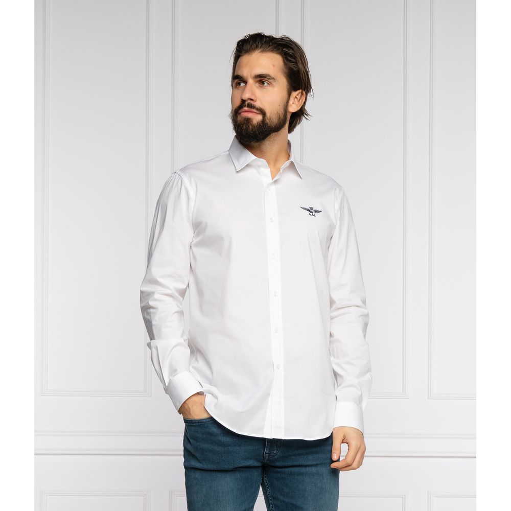 Рубашка Aeronautica Militare Slim Fit из хлопка с логотипом Eagle для мужчин, белый
Рубашка Aeronautica Militare Slim Fit из хлопка с логотипом Eagle для мужчин, белый