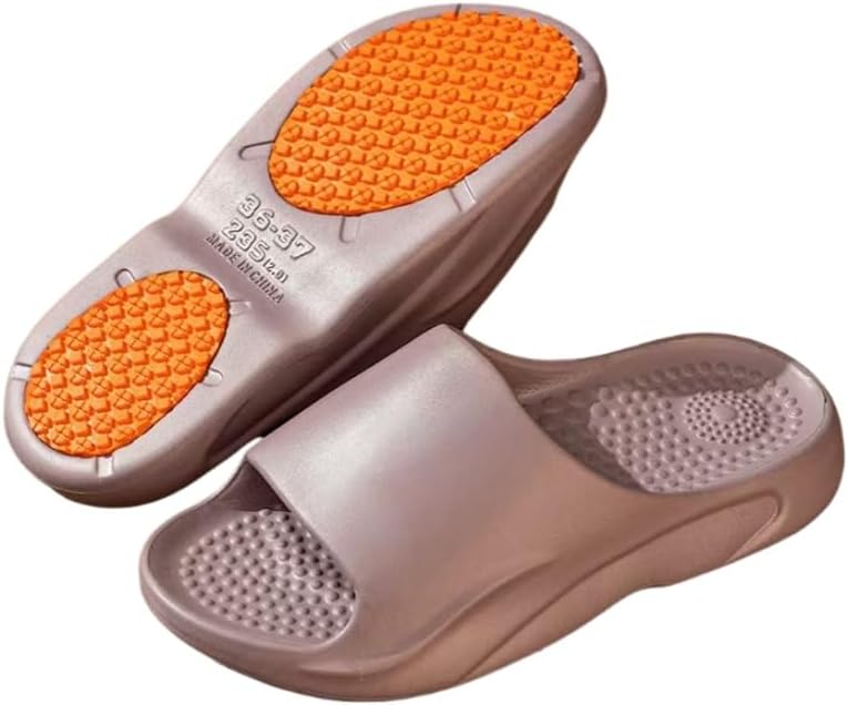 Домашние и туалетные тапочки DMMWCX с противоскользящей подошвой для женщин, плоский каблук, массажная мягкая подошва, пляжные шлепанцы, пурпурный
Домашние и туалетные тапочки DMMWCX с противоскользящей подошвой для женщин, плоский каблук, массажная мягкая подошва, пляжные шлепанцы, пурпурный