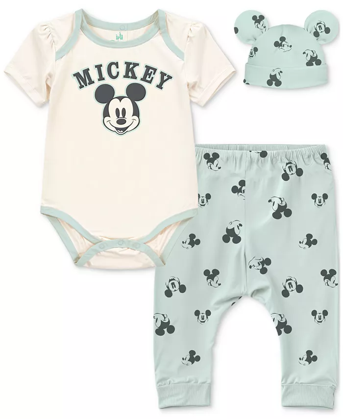 Комплект для мальчиков: боди, штанишки и шапочка Mickey Mouse, 3 предмета Disney, синий
Комплект для мальчиков: боди, штанишки и шапочка Mickey Mouse, 3 предмета Disney, синий