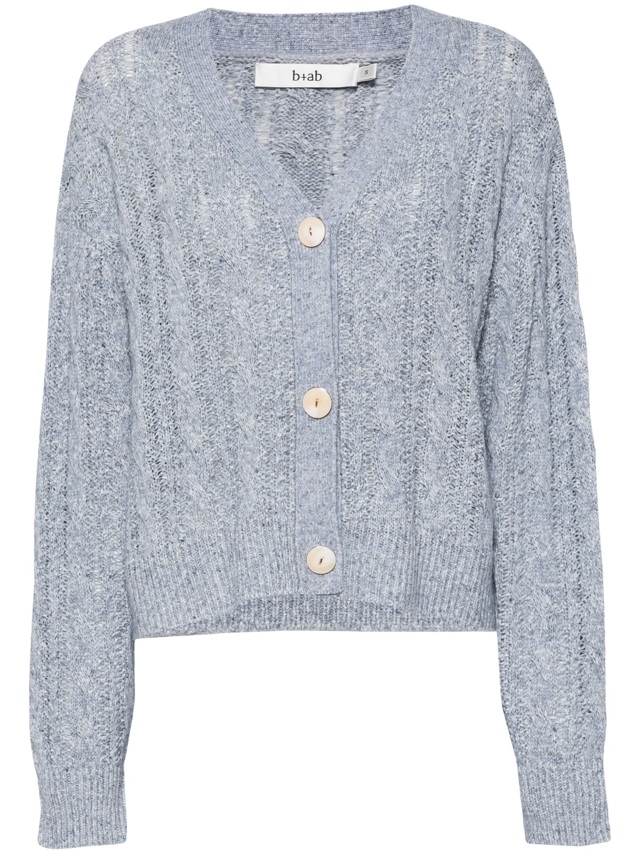 Кардиган фактурной вязки B+Ab, синий
Кардиган фактурной вязки B+Ab, синий