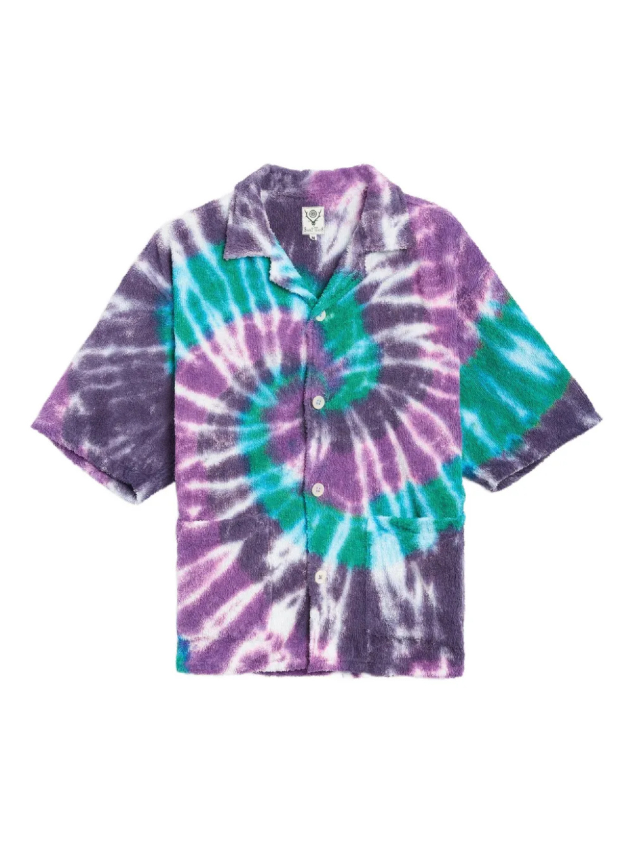 Рубашка с воротником-стойкой в стиле тай-дай SOUTH2 WEST8, фиолетовый
Рубашка с воротником-стойкой в стиле тай-дай SOUTH2 WEST8, фиолетовый