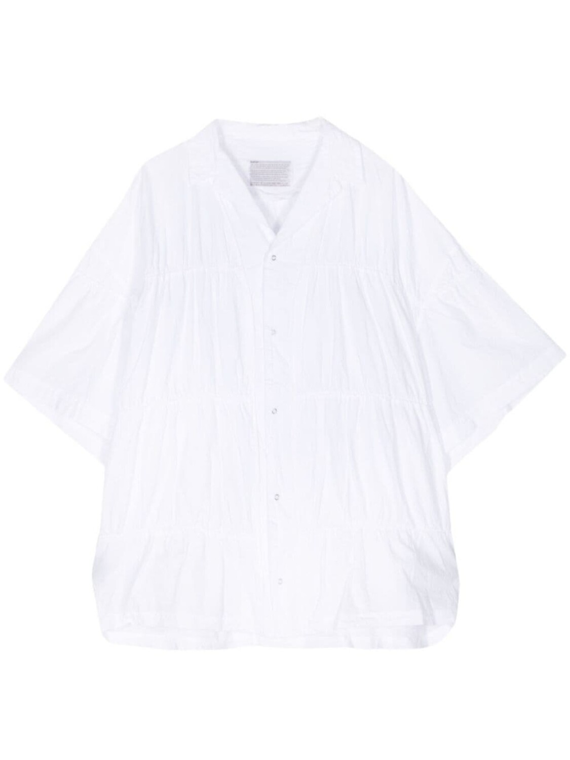 Kolor поплиновая рубашка со сборками, белый
Kolor поплиновая рубашка со сборками, белый