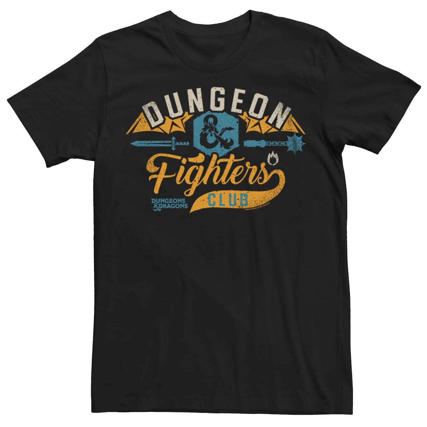 Мужская футболка с логотипом Dungeons & Dragons Dungeon Fighters Club и графическим рисунком Licensed Character
Мужская футболка с логотипом Dungeons & Dragons Dungeon Fighters Club и графическим рисунком Licensed Character