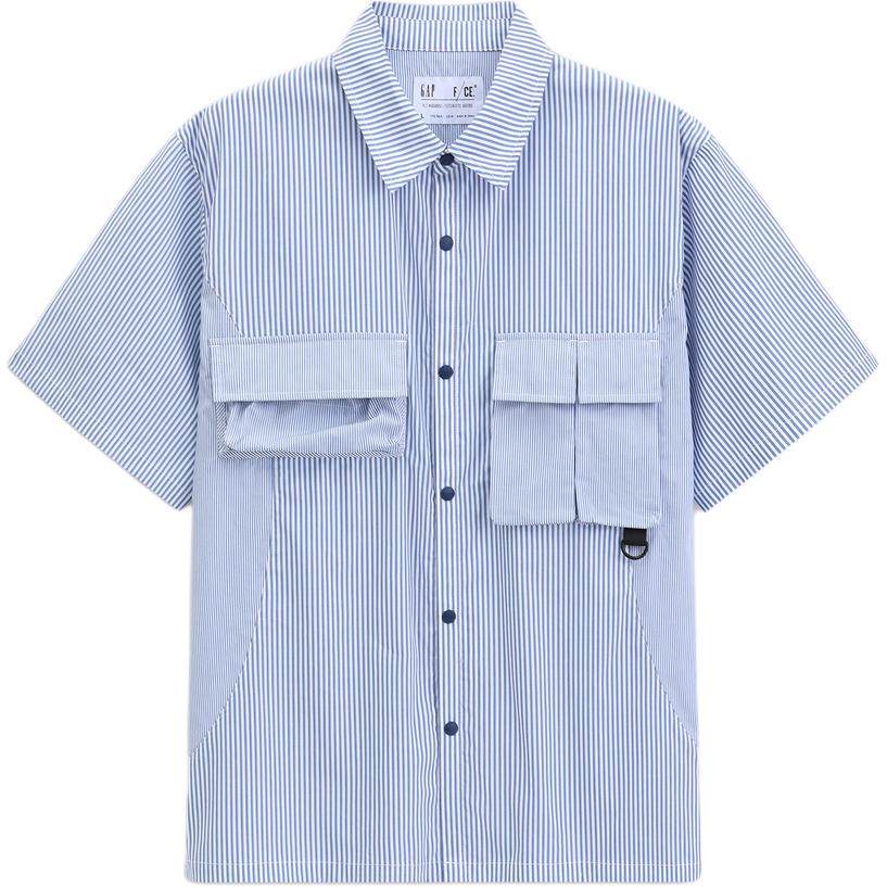 GAP Рубашка F/CE Collaboration мужская синяя в полоску
GAP Рубашка F/CE Collaboration мужская синяя в полоску