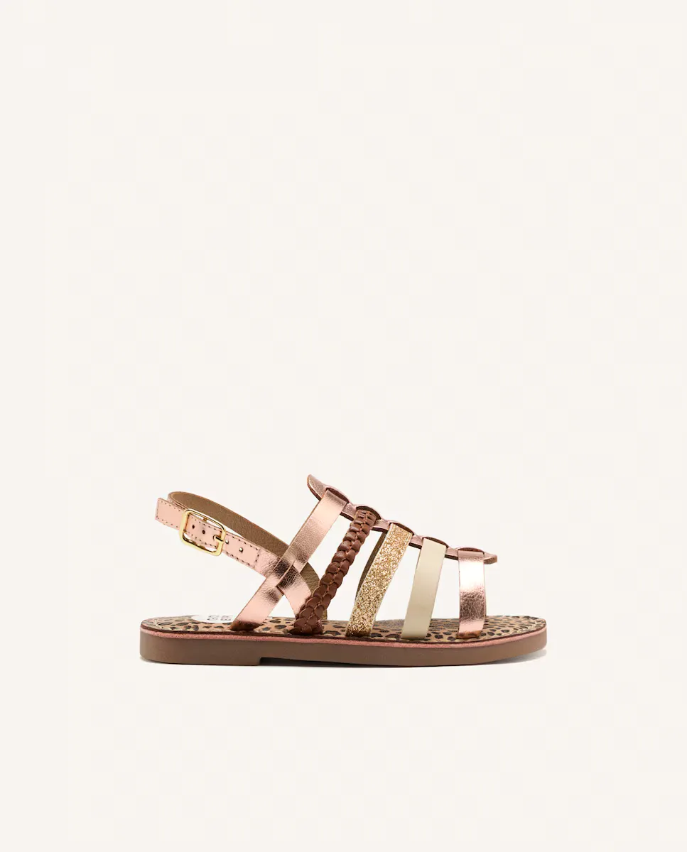 Сандалии для девочек из розовой кожи с плетением Gioseppo, розовый
Сандалии для девочек из розовой кожи с плетением Gioseppo, розовый