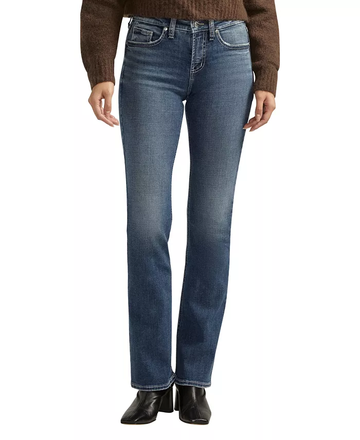 Женские джинсы Suki Curvy Fit Slim Bootcut со средней посадкой Silver Jeans Co., синий
Женские джинсы Suki Curvy Fit Slim Bootcut со средней посадкой Silver Jeans Co., синий