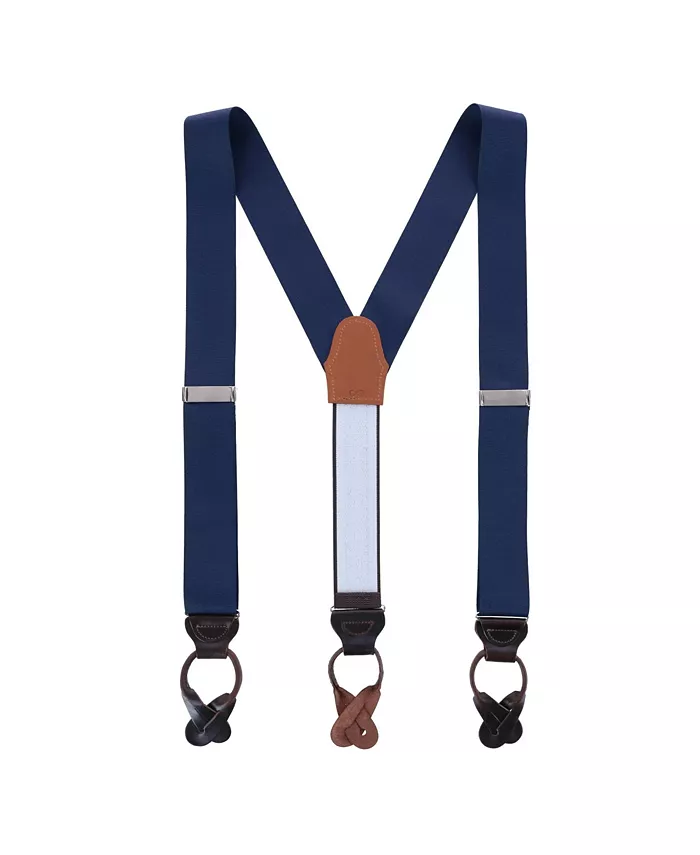 Мужские подтяжки Phoenix 38 мм с пуговицами из гладкого жаккарда без эластичности Trafalgar, синий
Мужские подтяжки Phoenix 38 мм с пуговицами из гладкого жаккарда без эластичности Trafalgar, синий