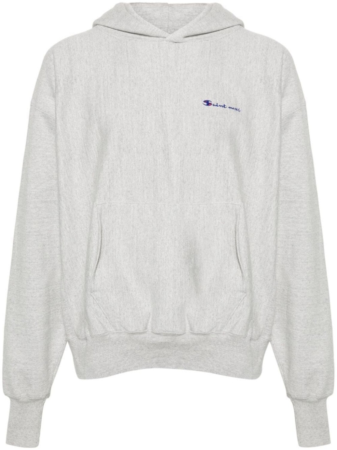 Худи из смесового хлопка SAINT MXXXXXX, серый 
Худи из смесового хлопка SAINT MXXXXXX, серый