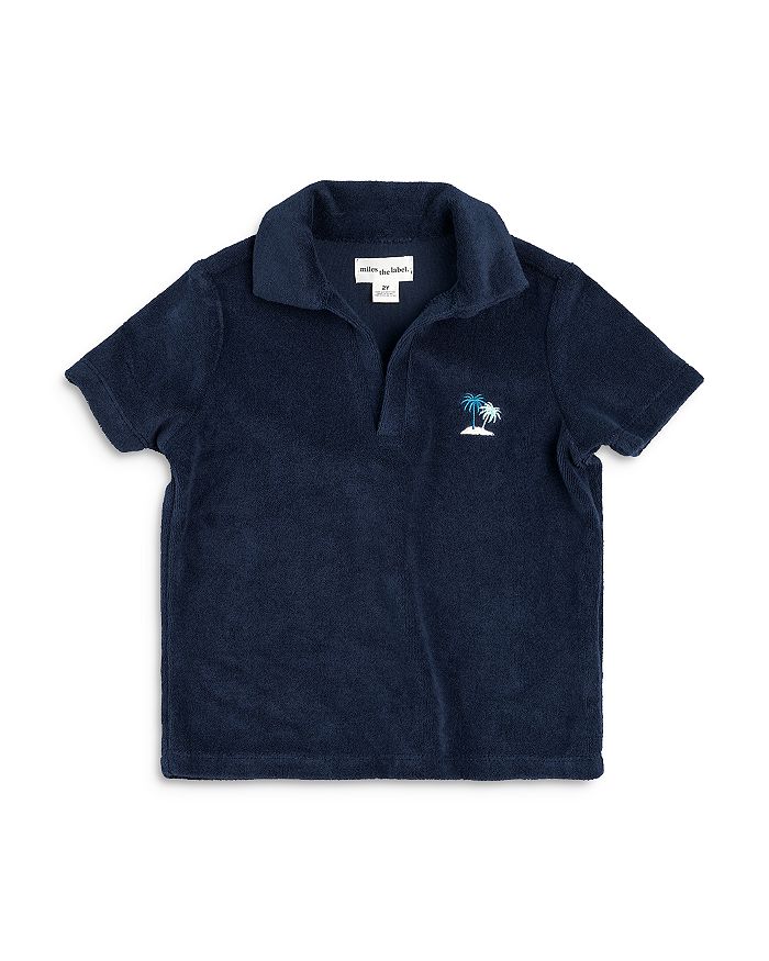 Мальчиковое поло с коротким рукавом и защитой от натирания - для малышей и детей постарше Miles The Label, синий
Мальчиковое поло с коротким рукавом и защитой от натирания - для малышей и детей постарше Miles The Label, синий