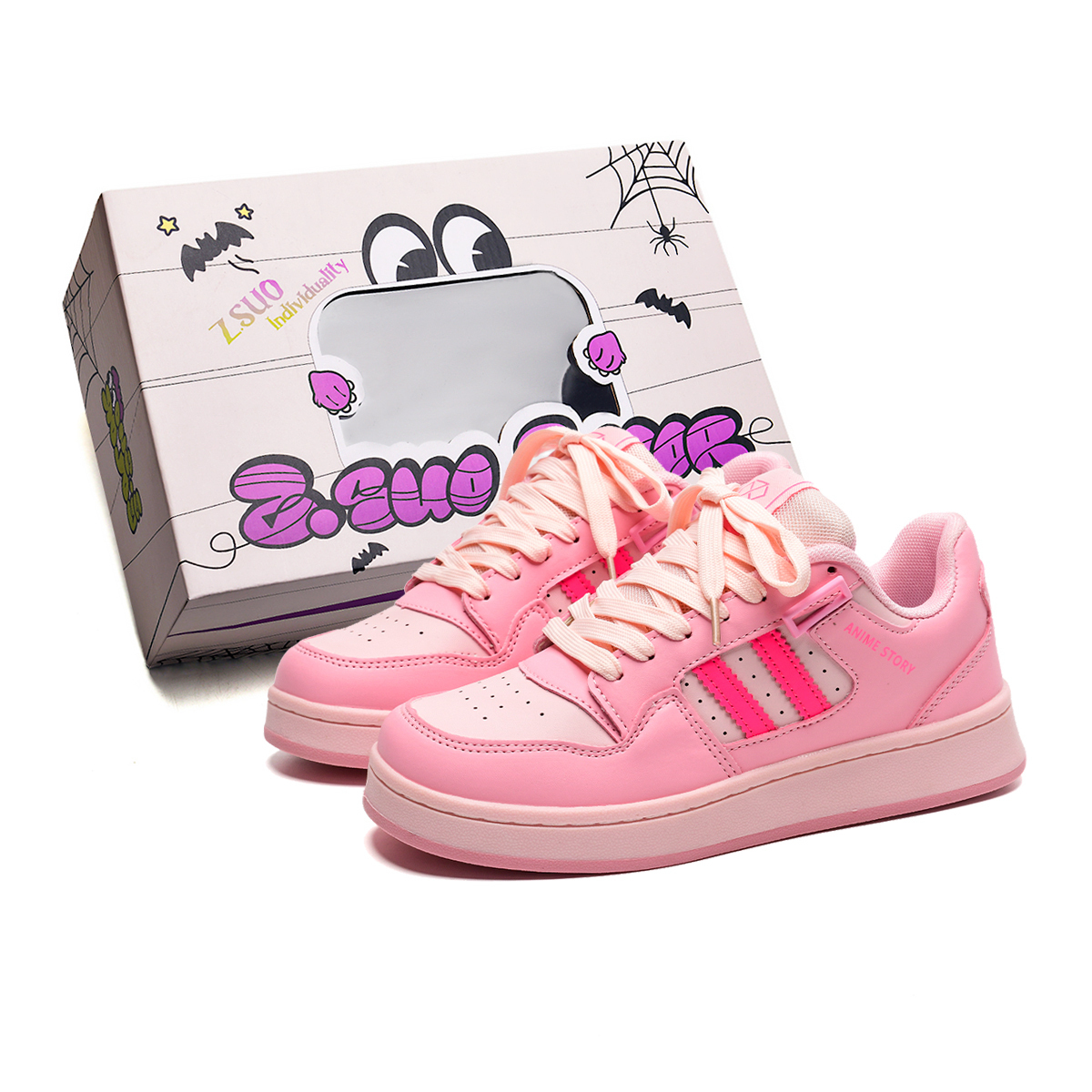 Z.SUO Скользоустойчивые легкие дышащие низкие скейтерские унисекс желто-черные с коробкой розовые, цвет Pink
Z.SUO Скользоустойчивые легкие дышащие низкие скейтерские унисекс желто-черные с коробкой розовые, цвет Pink