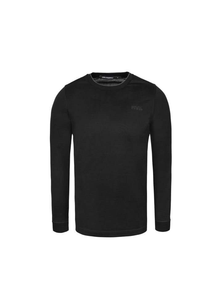 Рубашка с длинными рукавами 755001 черного цвета Karl Lagerfeld
Рубашка с длинными рукавами 755001 черного цвета Karl Lagerfeld