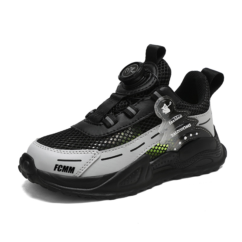Нескользящие и дышащие низкие повседневные кроссовки для детей FCMM, черный/серый
Нескользящие и дышащие низкие повседневные кроссовки для детей FCMM, черный/серый