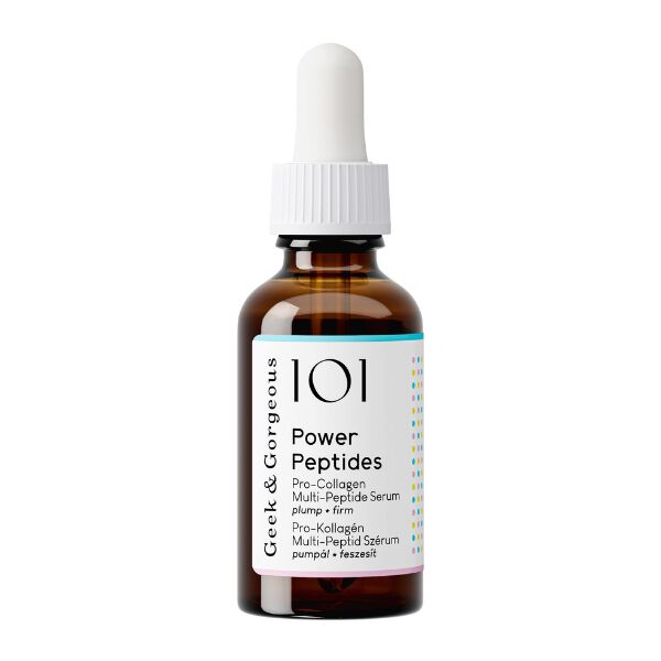 Стимулирующая пептидная сыворотка, 30 мл Geek & Gorgeous Power peptides
Стимулирующая пептидная сыворотка, 30 мл Geek & Gorgeous Power peptides