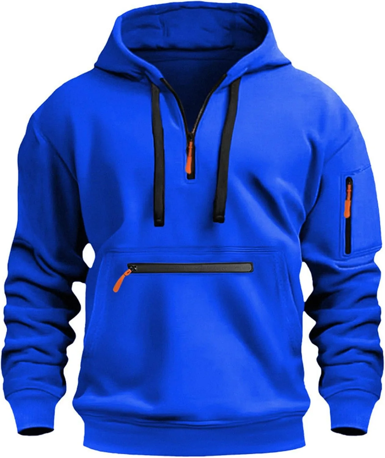 Толстовка с капюшоном Quarter Zip, длинный рукав, с карманом
Толстовка с капюшоном Quarter Zip, длинный рукав, с карманом