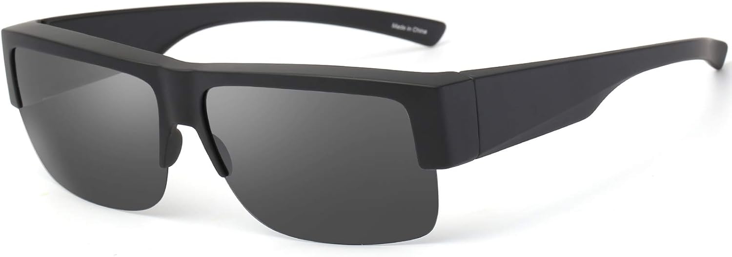 Солнцезащитные очки CAXMAN Fit Over Glasses для мужчин и женщин, поляризованные линзы, 100% защита от УФ-излучения, Matte Black Frame/Darker Than Regular Black Lens | Medium Sized | Frame Height: 46mm/1.85inch
Солнцезащитные очки CAXMAN Fit Over Glasses для мужчин и женщин, поляризованные линзы, 100% защита от УФ-излучения, Matte Black Frame/Darker Than Regular Black Lens | Medium Sized | Frame Height: 46mm/1.85inch