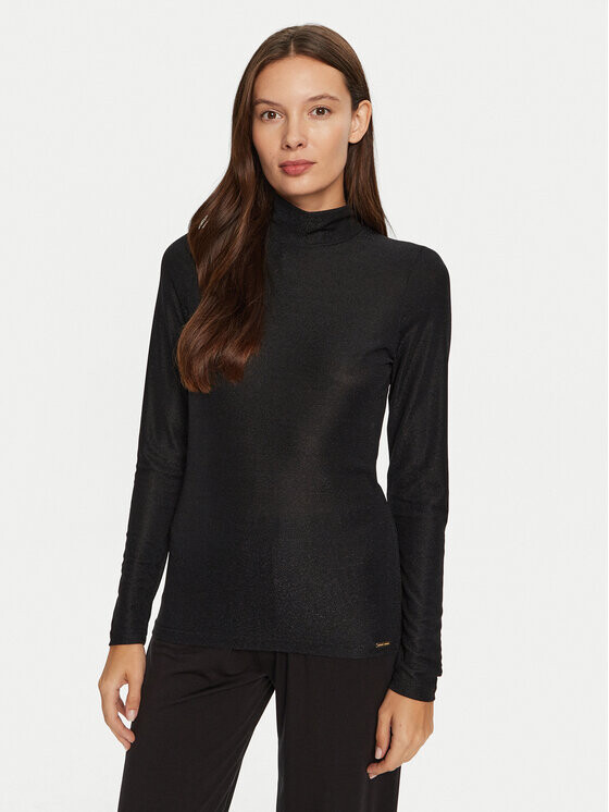 Свитер с высоким воротником приталенного кроя Emporio Armani Underwear, черный
Свитер с высоким воротником приталенного кроя Emporio Armani Underwear, черный