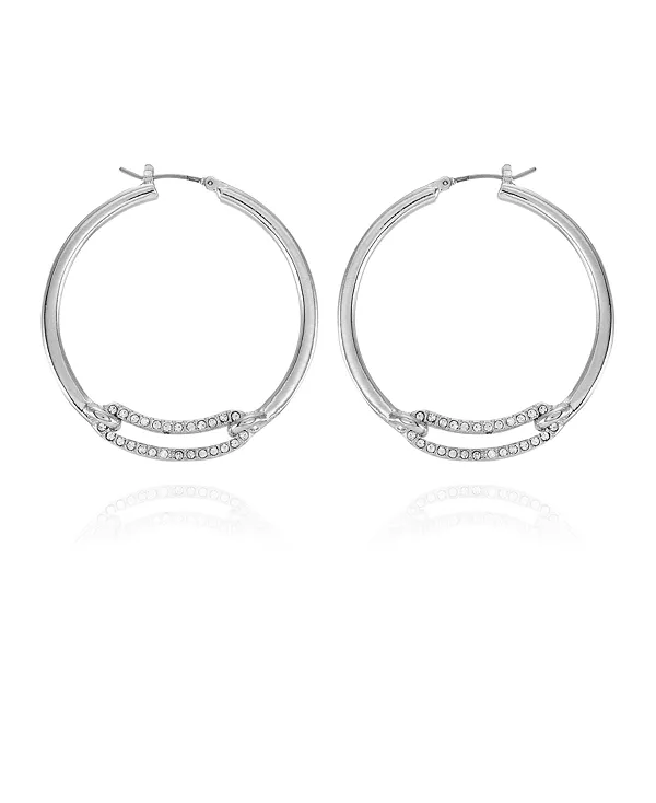 Серьги-Кольца с прозрачным стеклом серебристого оттенка Vince Camuto, silver
Серьги-Кольца с прозрачным стеклом серебристого оттенка Vince Camuto, silver