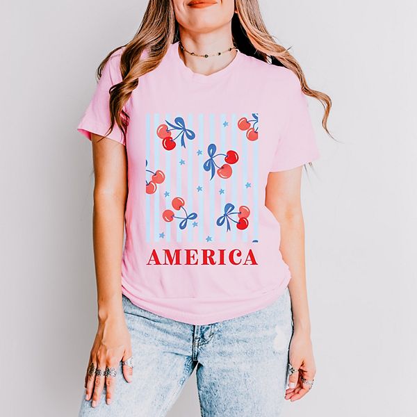Футболка с коротким рукавом America cherries stripe Simply Sage Market, Pink, Зеленый, Футболка с коротким рукавом America cherries stripe Simply Sage Market, Pink
Футболка с коротким рукавом America cherries stripe Simply Sage Market, Pink, Зеленый, Футболка с коротким рукавом America cherries stripe Simply Sage Market, Pink