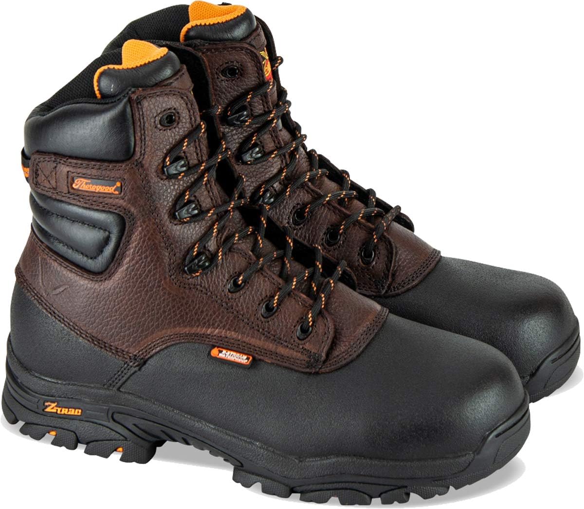 Ботинки Thorogood серии 1957 8 с водонепроницаемым стальным носком для мужчин - из цельнозернистой кожи с мыском мокасин, противоскользящей подошвой на каблуке и мягкой стелькой; с электрозащитой (EH), мультиколор
Ботинки Thorogood серии 1957 8 с водонепроницаемым стальным носком для мужчин - из цельнозернистой кожи с мыском мокасин, противоскользящей подошвой на каблуке и мягкой стелькой; с электрозащитой (EH), мультиколор