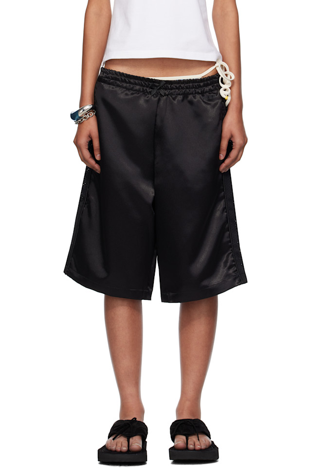 Эксклюзивные черные баскетбольные шорты Ssense Abra, черный
Эксклюзивные черные баскетбольные шорты Ssense Abra, черный