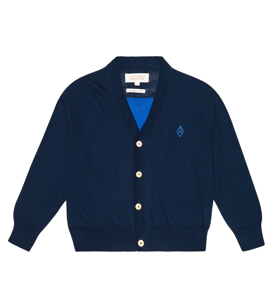Кардиган из хлопка с логотипом Raccoon The Animals Observatory, синий
Кардиган из хлопка с логотипом Raccoon The Animals Observatory, синий