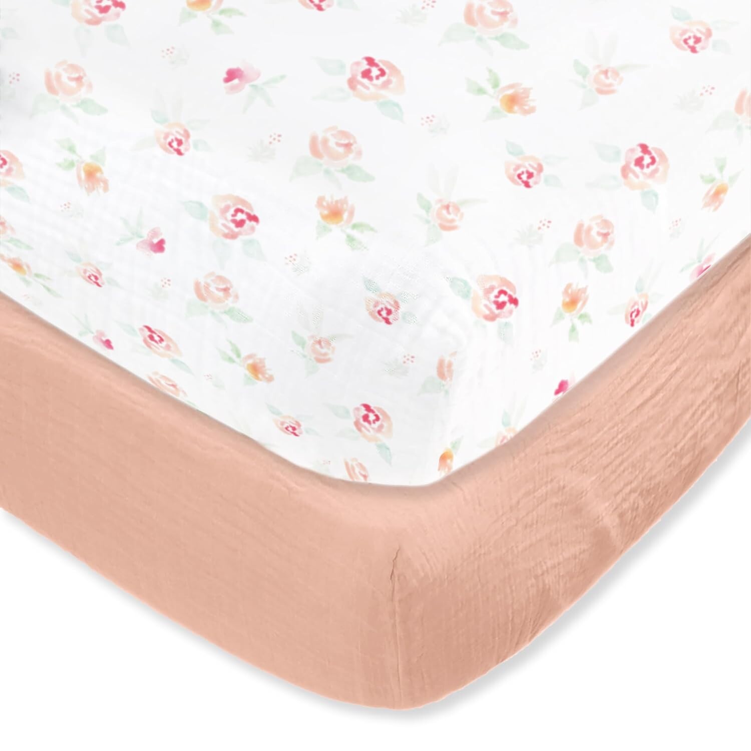 Swaddle Designs Мягчайшая хлопково-муслиновая простыня для кроватки SwaddleDesigns, Pink
Swaddle Designs Мягчайшая хлопково-муслиновая простыня для кроватки SwaddleDesigns, Pink