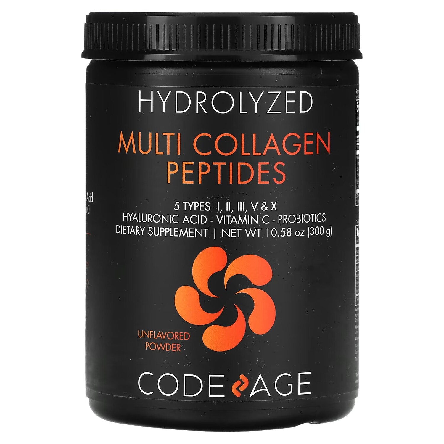 Codeage Гидролизованные мультиколлагеновые пептиды в порошке без вкуса, 300 г
Codeage Гидролизованные мультиколлагеновые пептиды в порошке без вкуса, 300 г