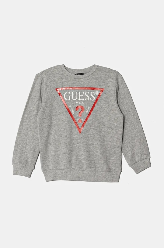 Детская хлопковая толстовка Guess, серый
Детская хлопковая толстовка Guess, серый