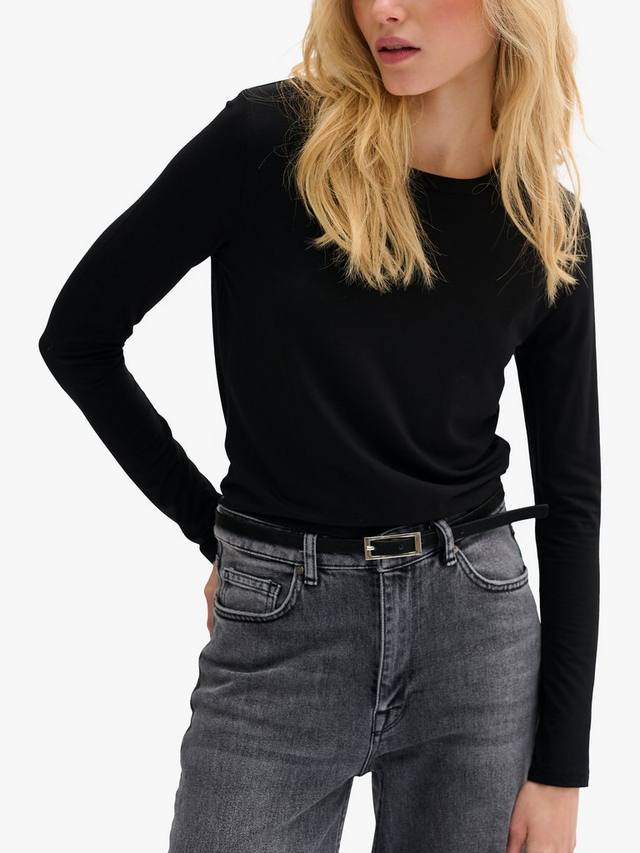 Топ с длинным рукавом MY ESSENTIAL WARDROBE, черный
Топ с длинным рукавом MY ESSENTIAL WARDROBE, черный