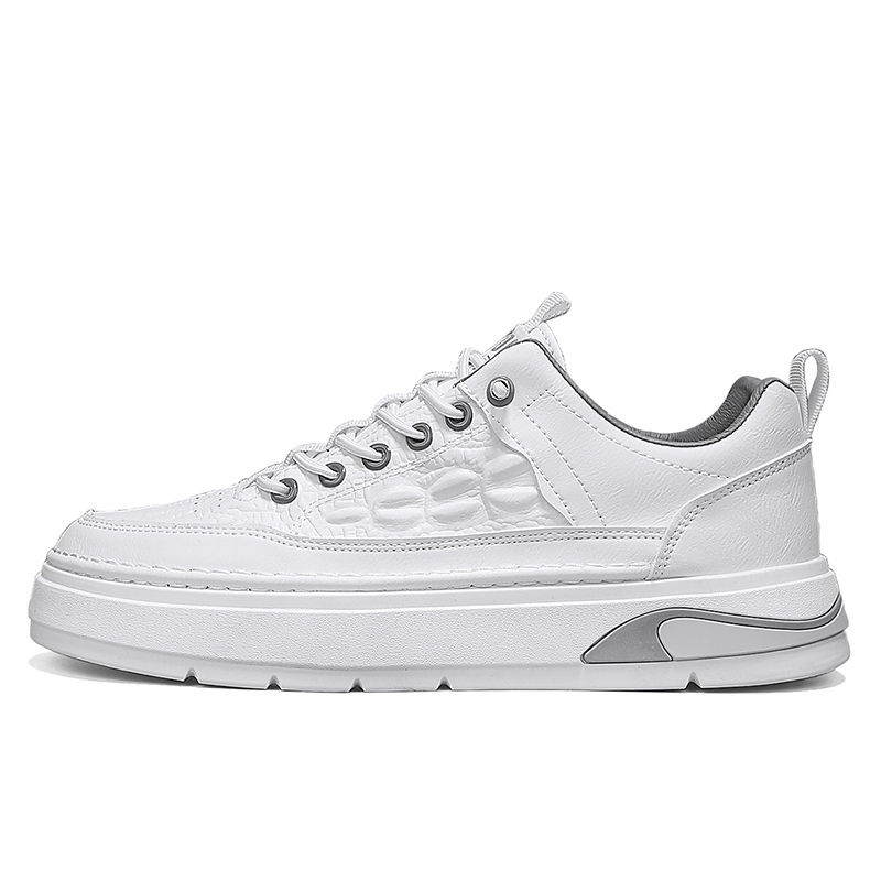 Bull charm Мужские белые скейтерские кросcовки низкие с устойчивостью к истиранию, цвет White
Bull charm Мужские белые скейтерские кросcовки низкие с устойчивостью к истиранию, цвет White