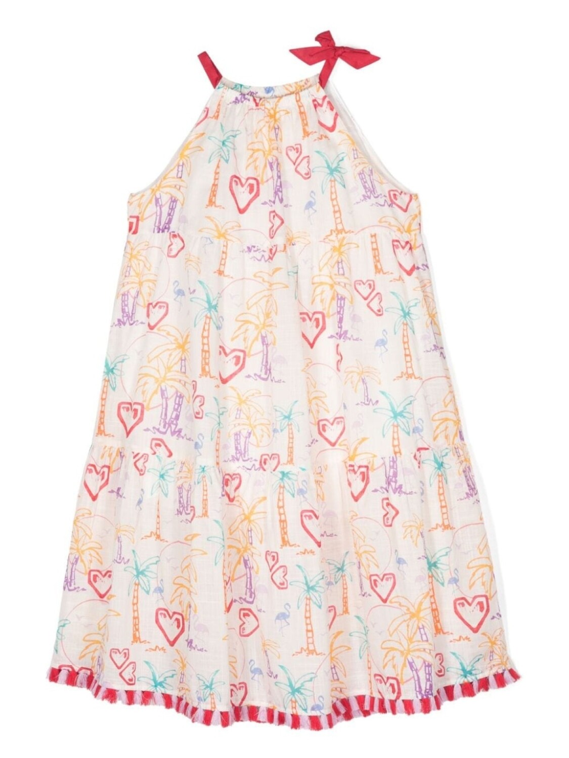 ZIMMERMANN Kids платье Ginger с вырезом халтер, нейтральный цвет
ZIMMERMANN Kids платье Ginger с вырезом халтер, нейтральный цвет