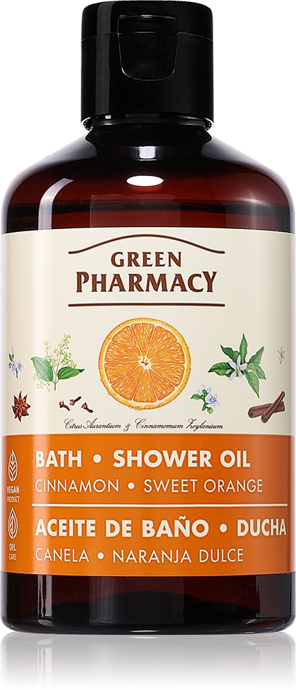 Масло для ванн с корицей и сладким апельсином Green Pharmacy, 250 мл
Масло для ванн с корицей и сладким апельсином Green Pharmacy, 250 мл