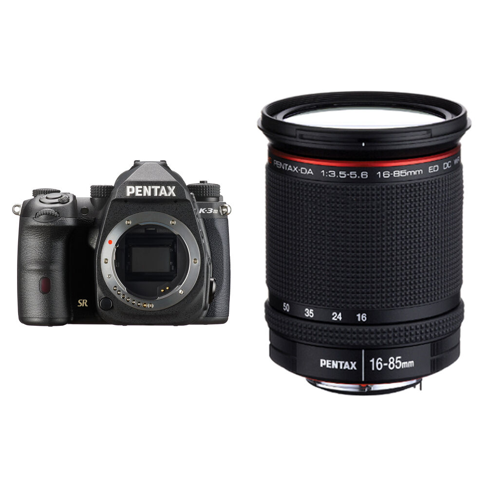 Зеркальная камера Pentax K-3 Mark III DSLR Camera with 16-85mm Lens Kit (Black)
Зеркальная камера Pentax K-3 Mark III DSLR Camera with 16-85mm Lens Kit (Black)