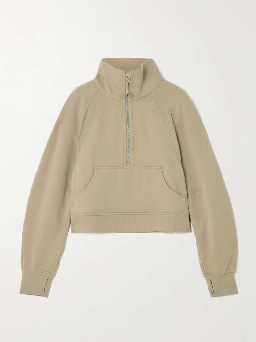 Толстовка из флиса с хлопковой смесью Scuba Lululemon, бежевый
Толстовка из флиса с хлопковой смесью Scuba Lululemon, бежевый