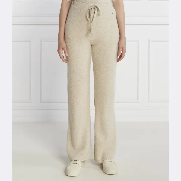 Трикотажные брюки прямого кроя с добавлением шерсти Joop!, бежевый
Трикотажные брюки прямого кроя с добавлением шерсти Joop!, бежевый