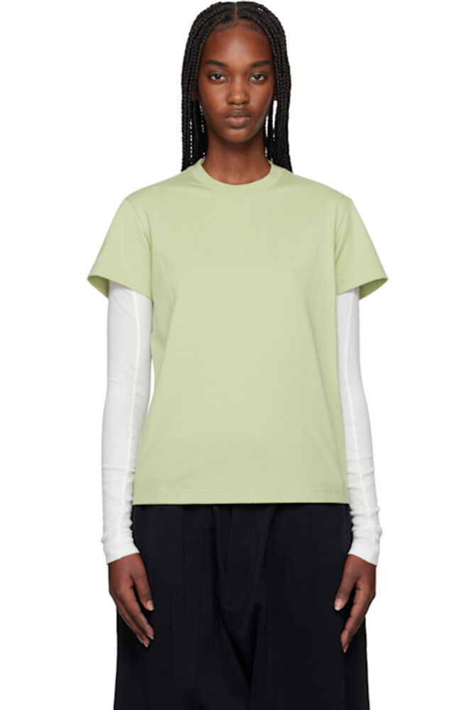 Зеленая футболка с коротким рукавом Y-3
Зеленая футболка с коротким рукавом Y-3