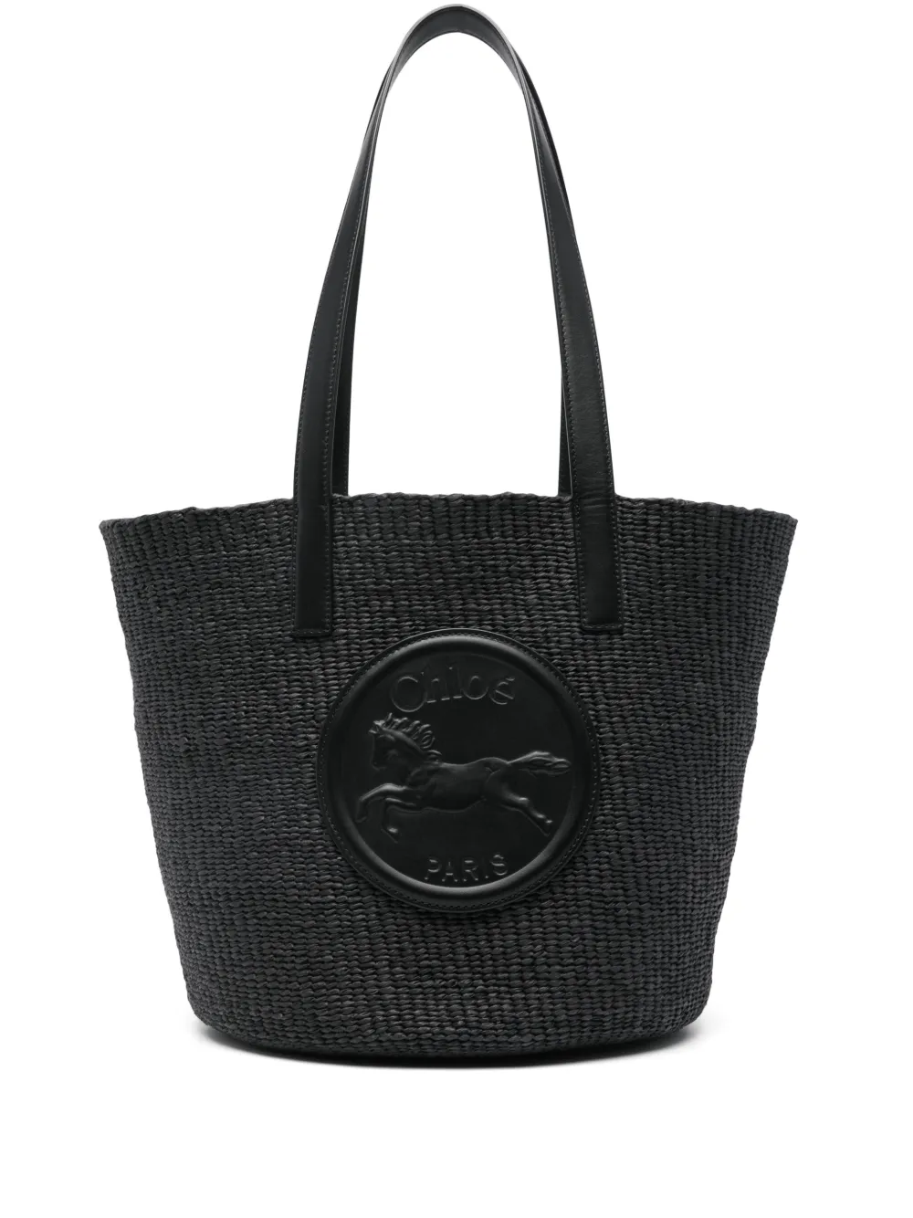 Сумка-тоут с нашивкой-логотипом CHLOÉ, черный
Сумка-тоут с нашивкой-логотипом CHLOÉ, черный