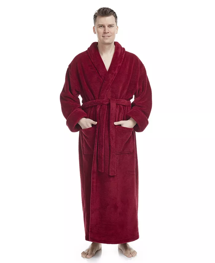 Мужской плюшевый халат с воротником шалью до щиколотки ARUS, красный
Мужской плюшевый халат с воротником шалью до щиколотки ARUS, красный